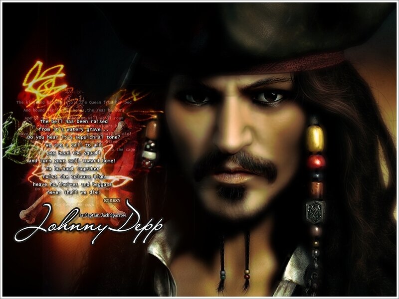 Johnny Depp as Jack Sparrow