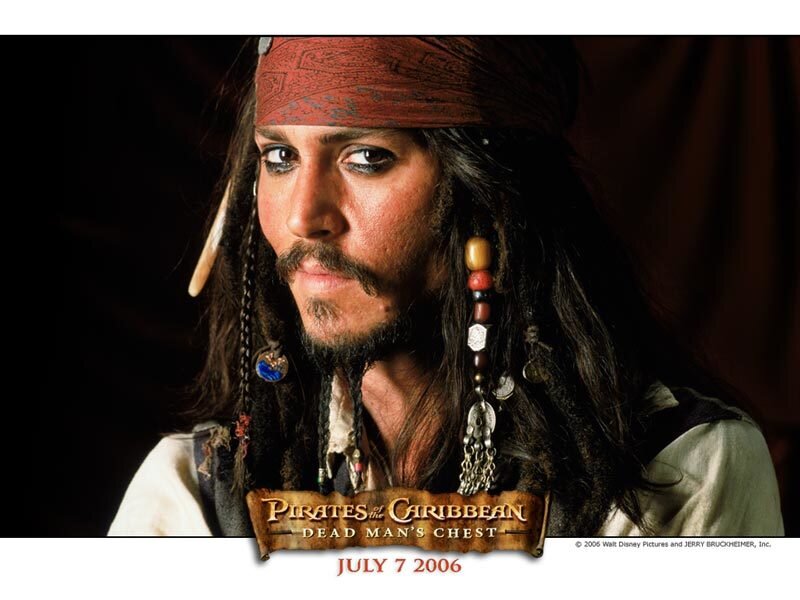 Johnny Depp as Pirate — Black