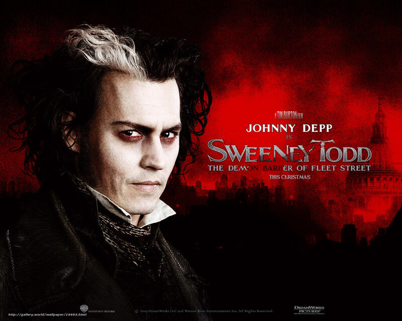 Johnny Depp as Sweeney Todd — Red