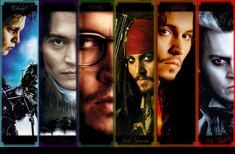 Johnny Depp as Various Characters