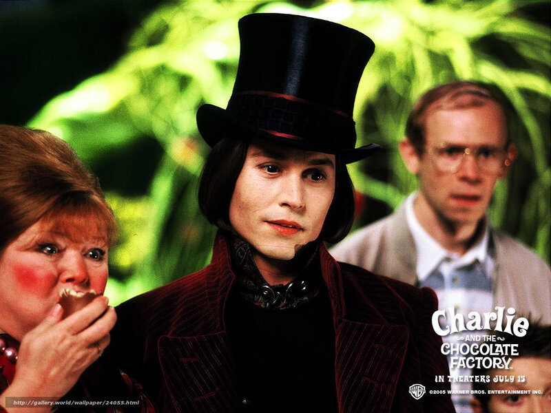Johnny Depp as Willy Wonka — Black