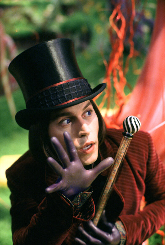 Johnny Depp as Willy Wonka