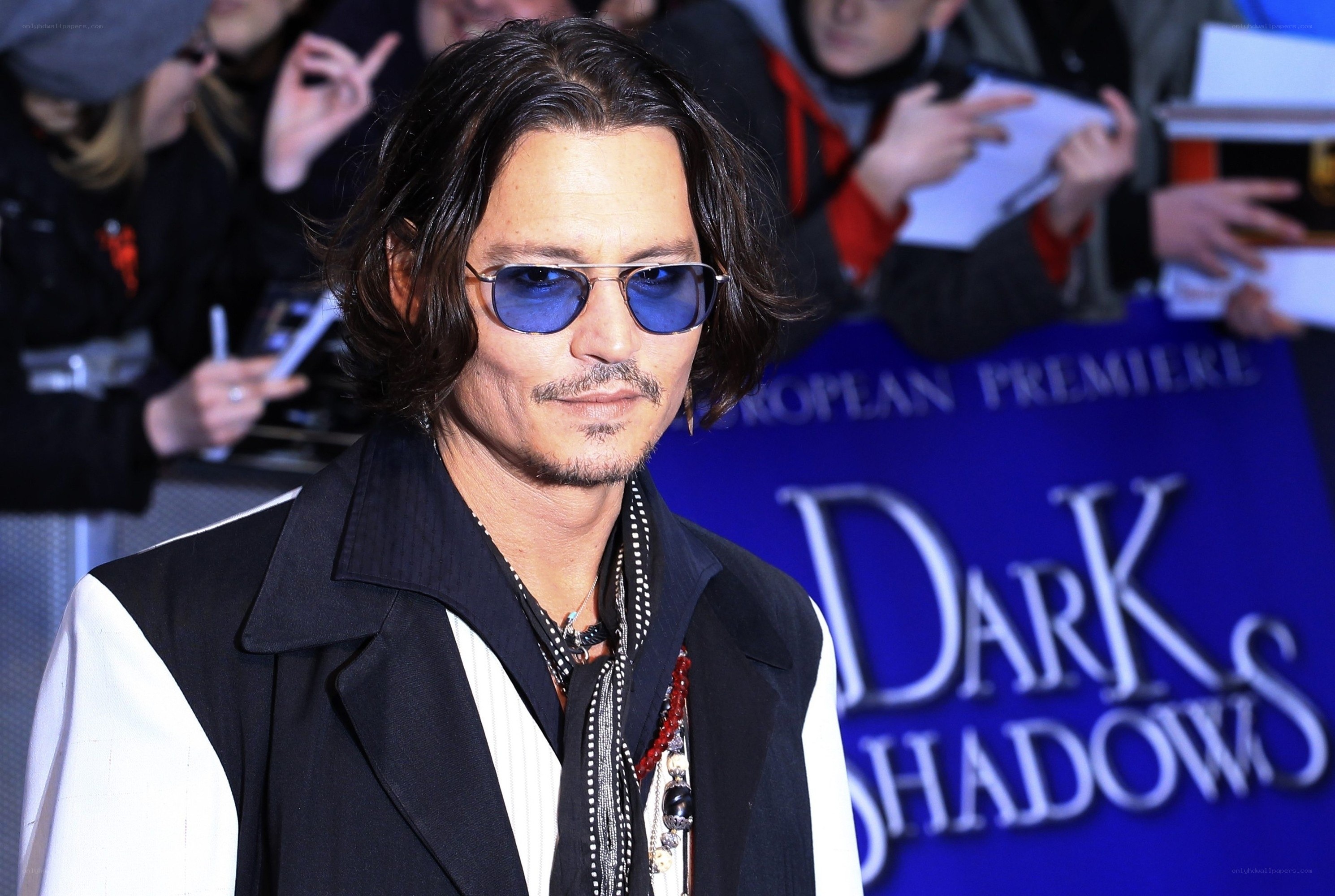 Johnny Depp at Dark Shadows premiere