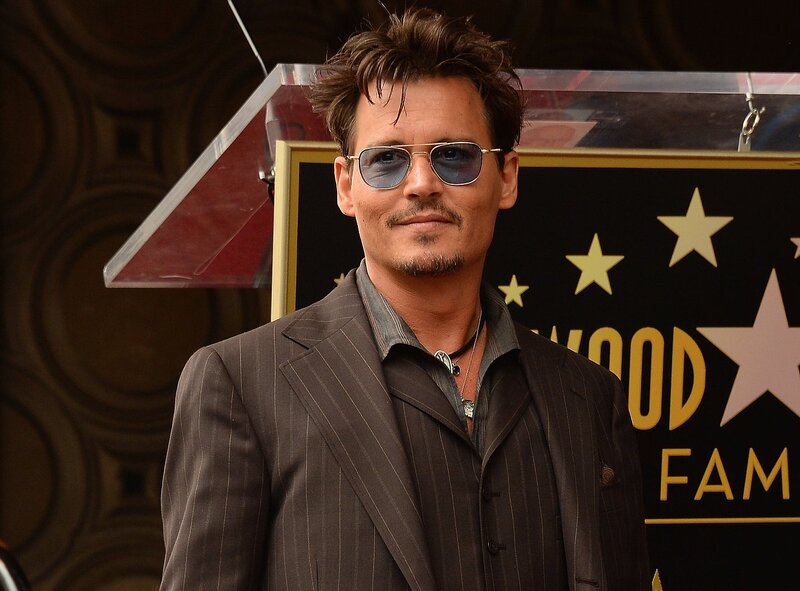 Johnny Depp at Event — Brown