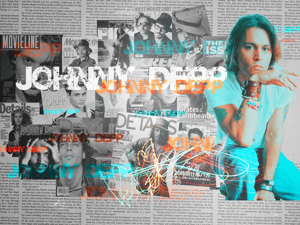 Johnny Depp collage