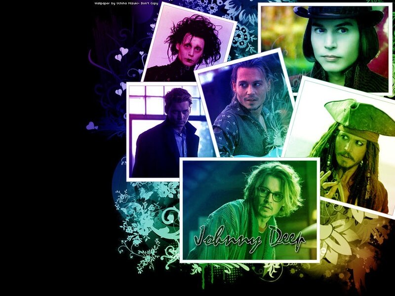 Johnny Depp collage wallpaper