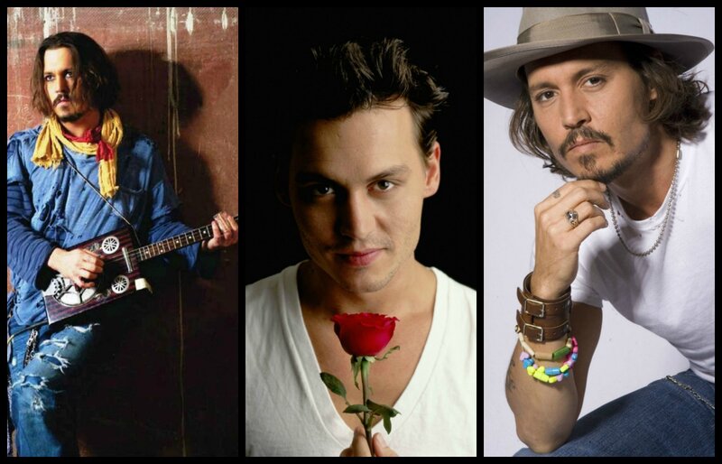 Johnny Depp Holding Rose