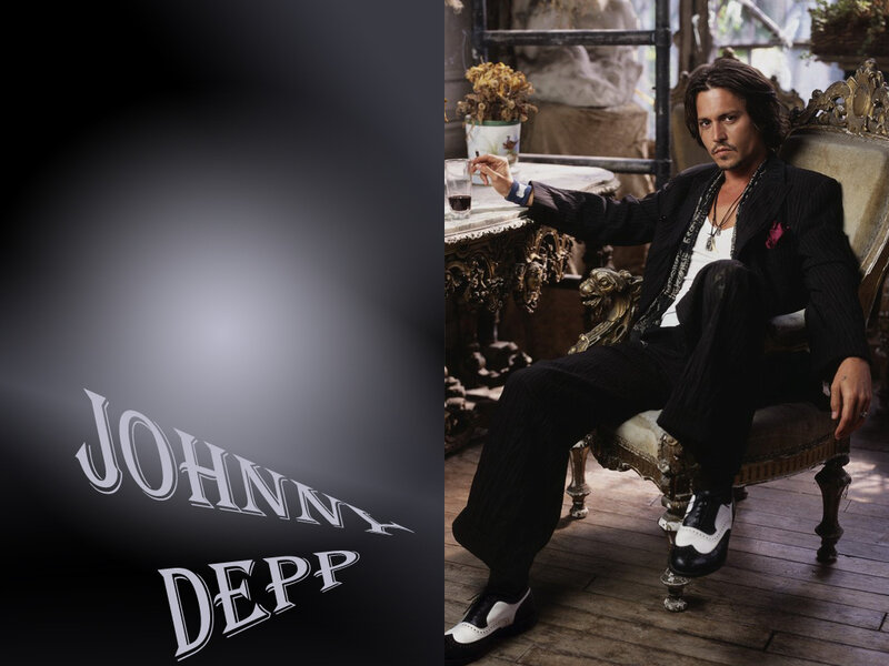 Johnny Depp in a suit