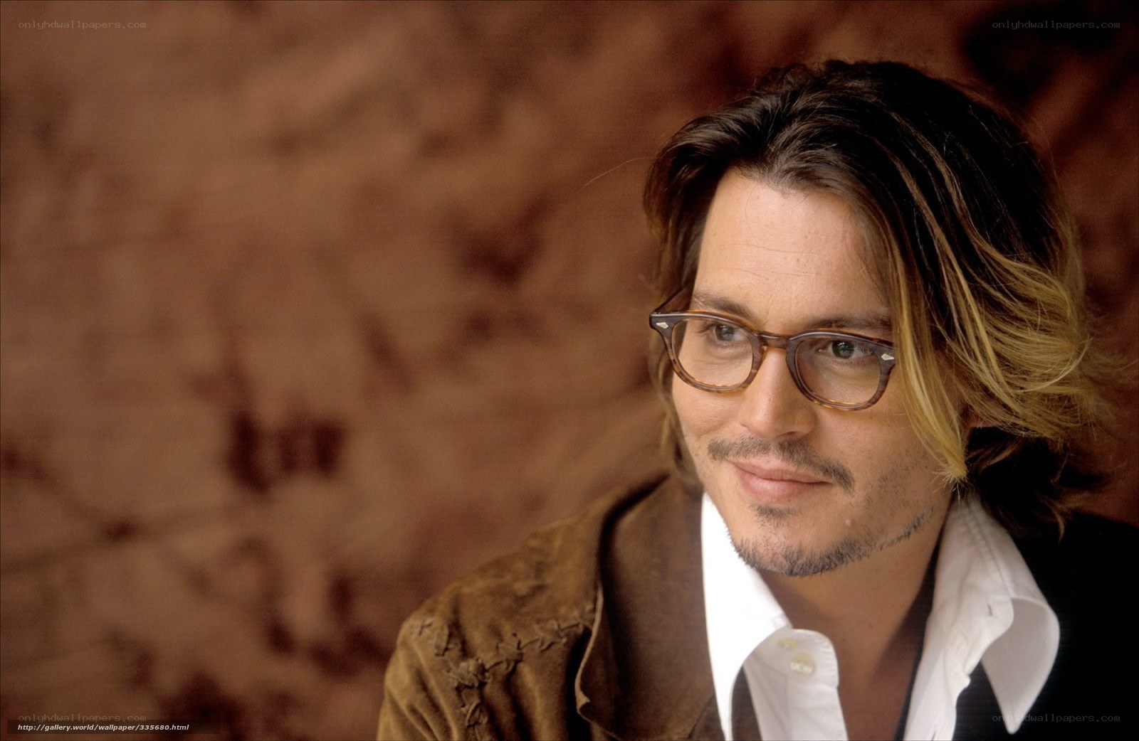 Johnny Depp in glasses