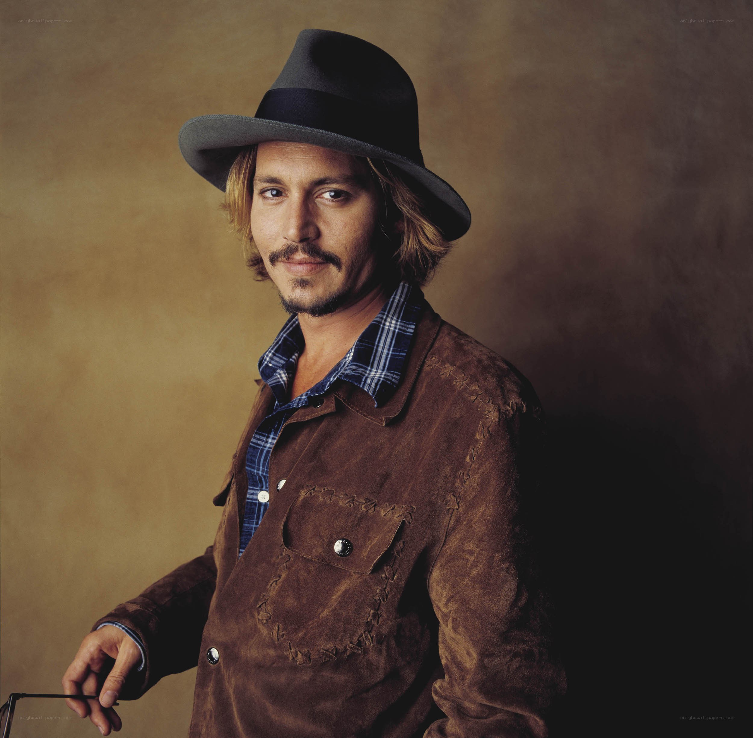 Johnny Depp in hat and jacket