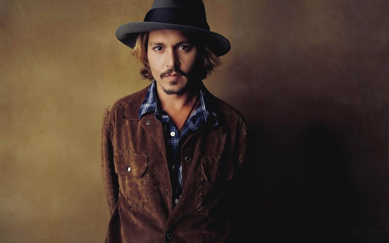 Johnny Depp in hat and jacket