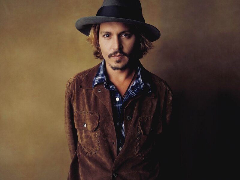 Johnny Depp in hat and jacket