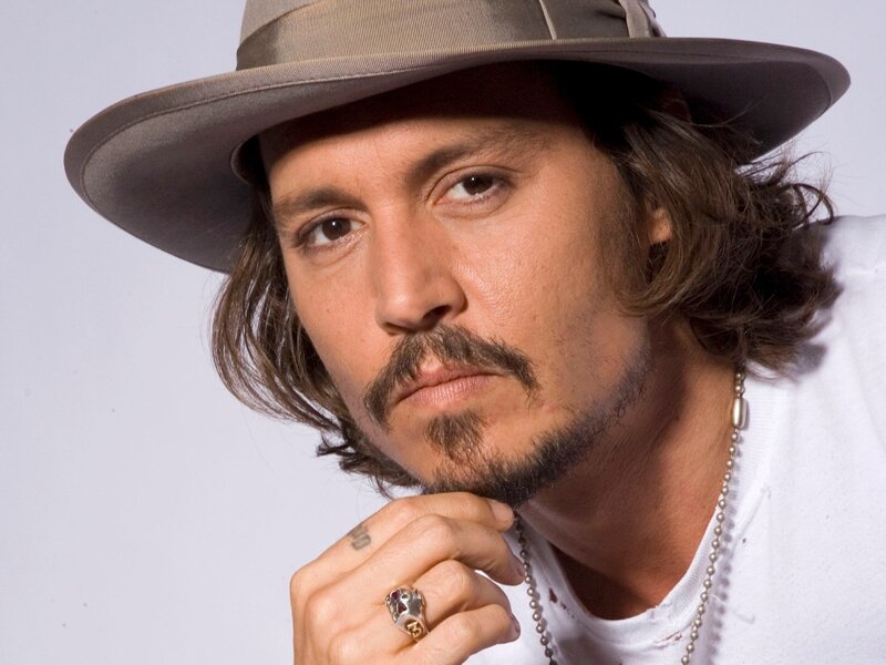 Johnny Depp in hat portrait