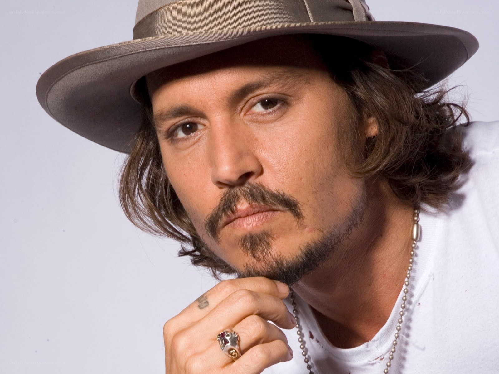 Johnny Depp in hat portrait
