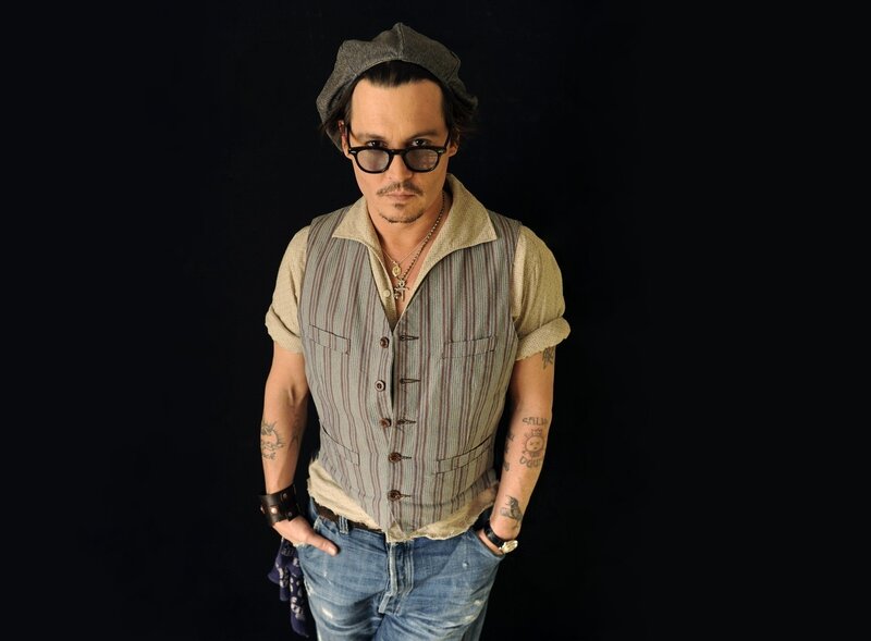 Johnny Depp in Vest