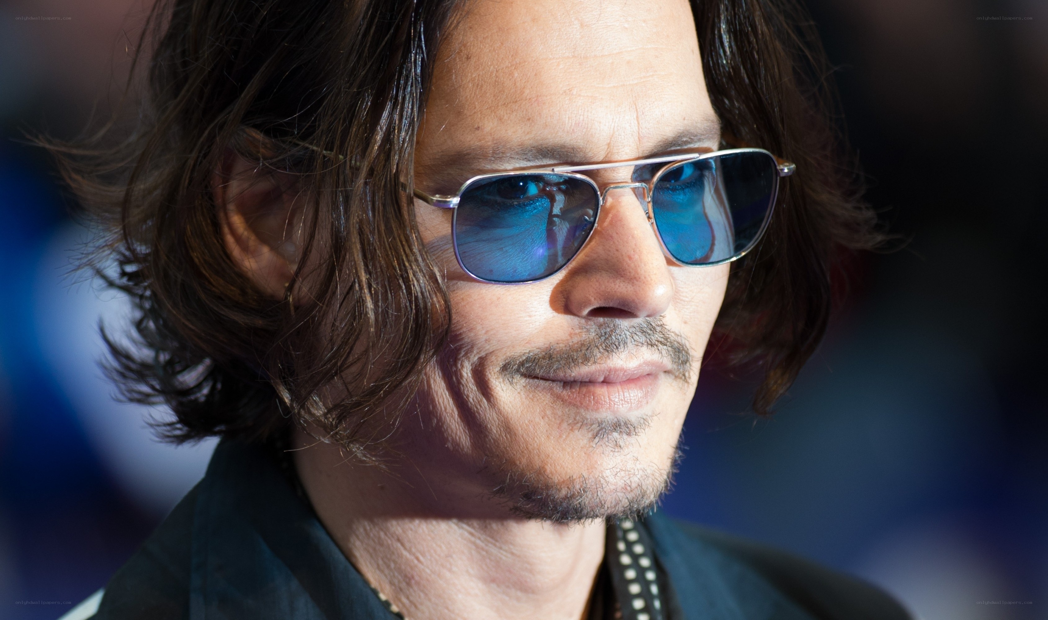 Johnny Depp wearing sunglasses