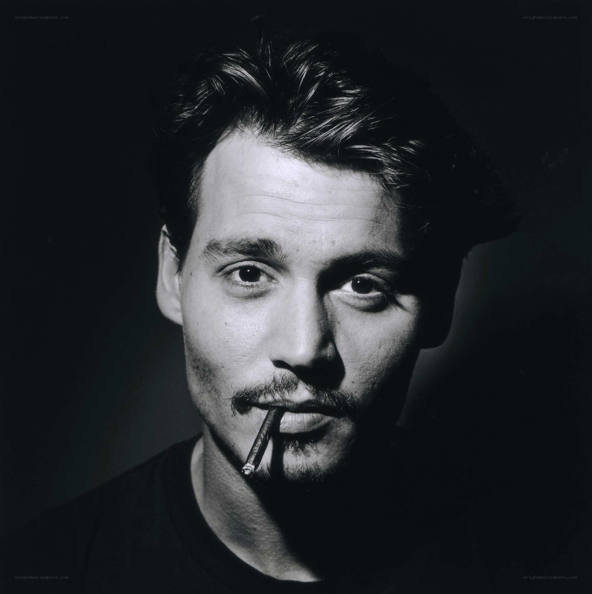 Johnny Depp with cigarette