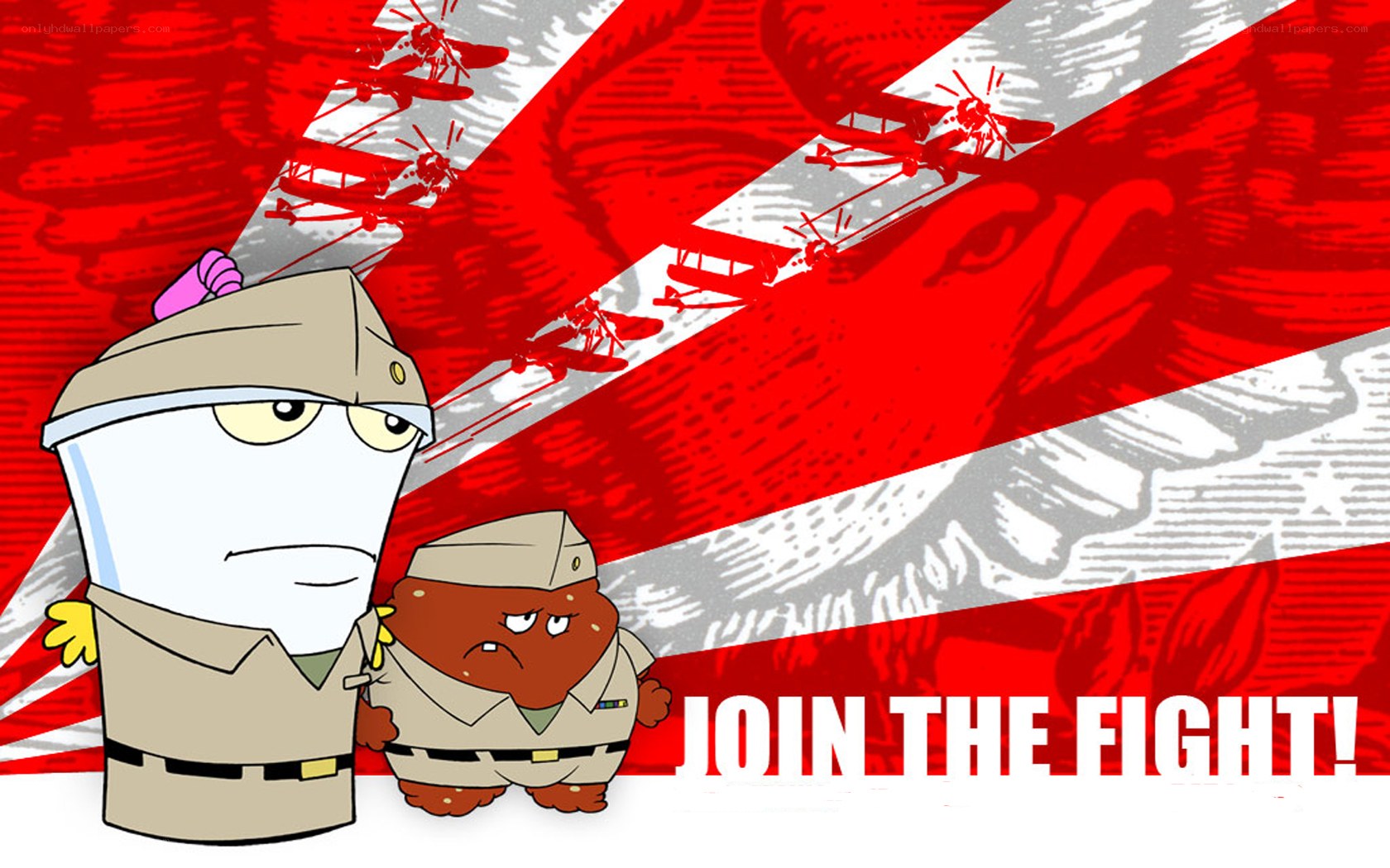 Join the Fight! propaganda art