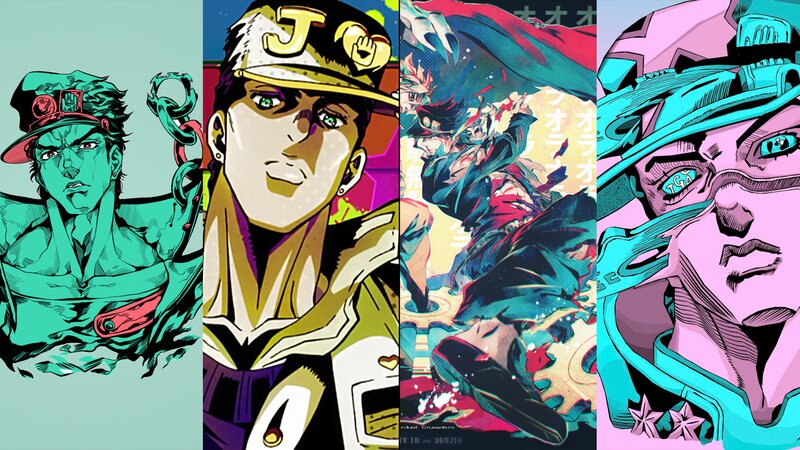 Jojo's Bizarre Adventure Characters — Pink