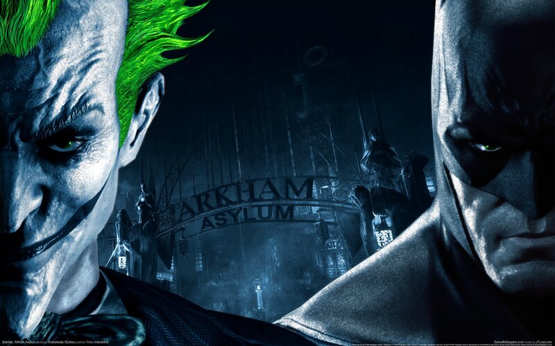 Joker and Batman — Blue