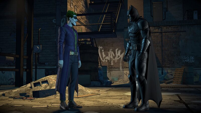 Joker and Batman Facing