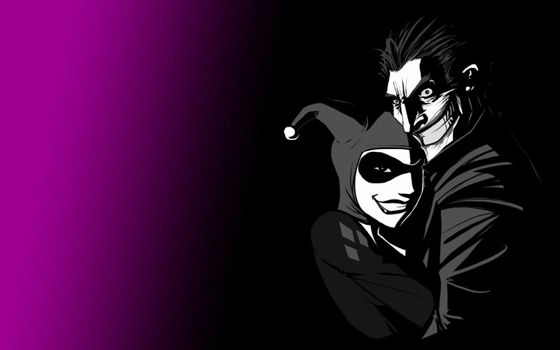Joker and Harley Quinn art