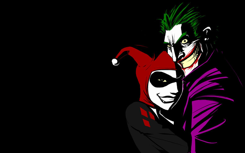 Joker and Harley Quinn art