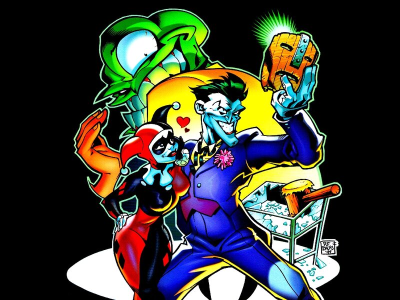 Joker and Harley Quinn artwork