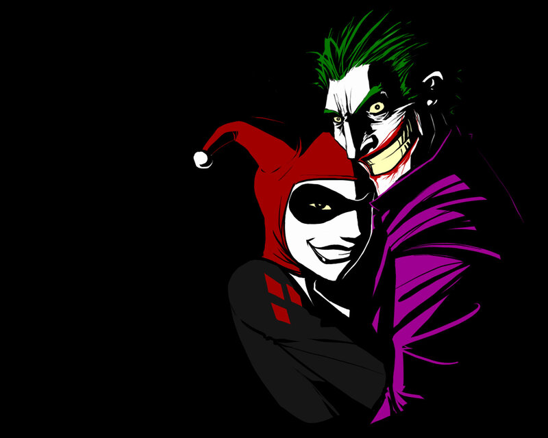 Joker and Harley Quinn — Black, Dark