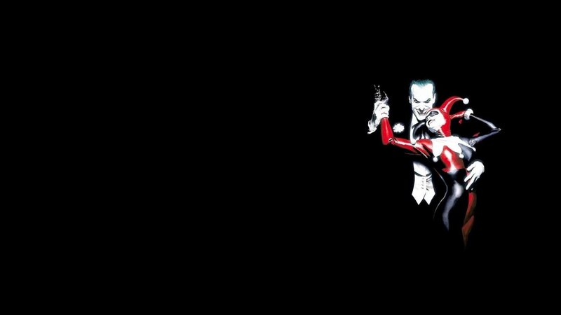 Joker and Harley Quinn — Black, Dramatic, Night