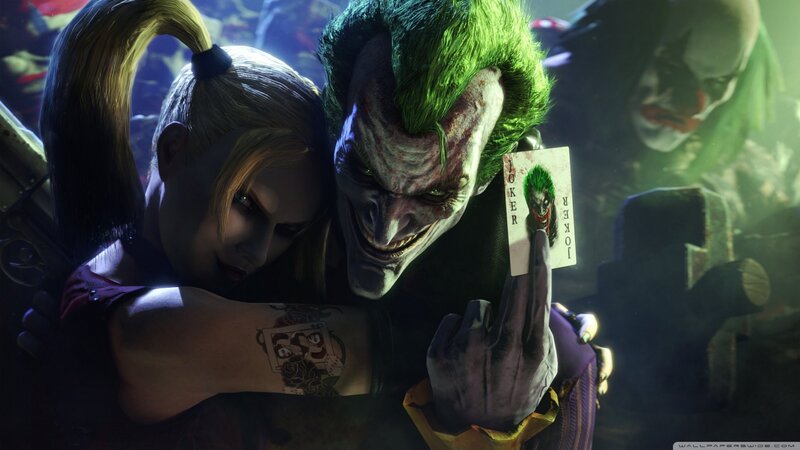 Joker and Harley Quinn — Green, Dark, Dramatic