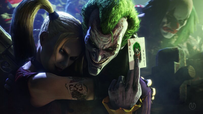 Joker and Harley Quinn — Green, Dark
