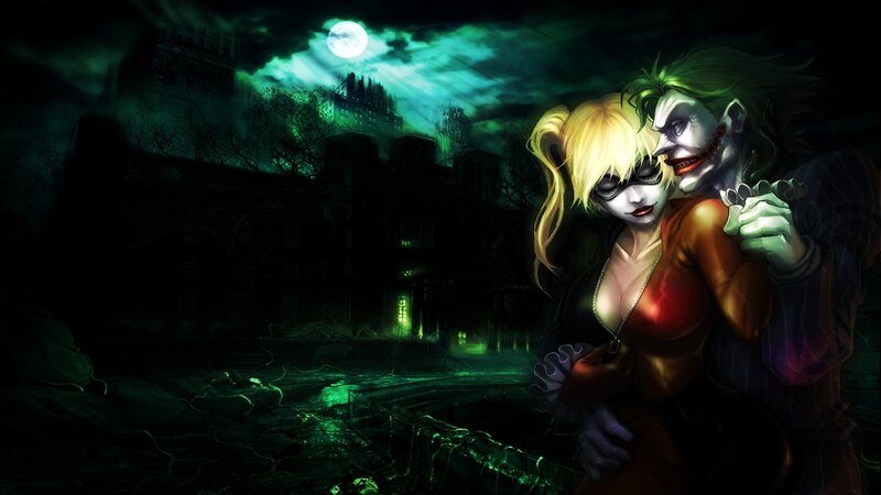 Joker and Harley Quinn — Green