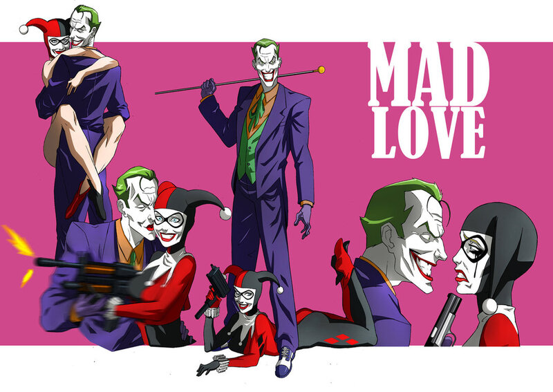 Joker and Harley Quinn — Pink