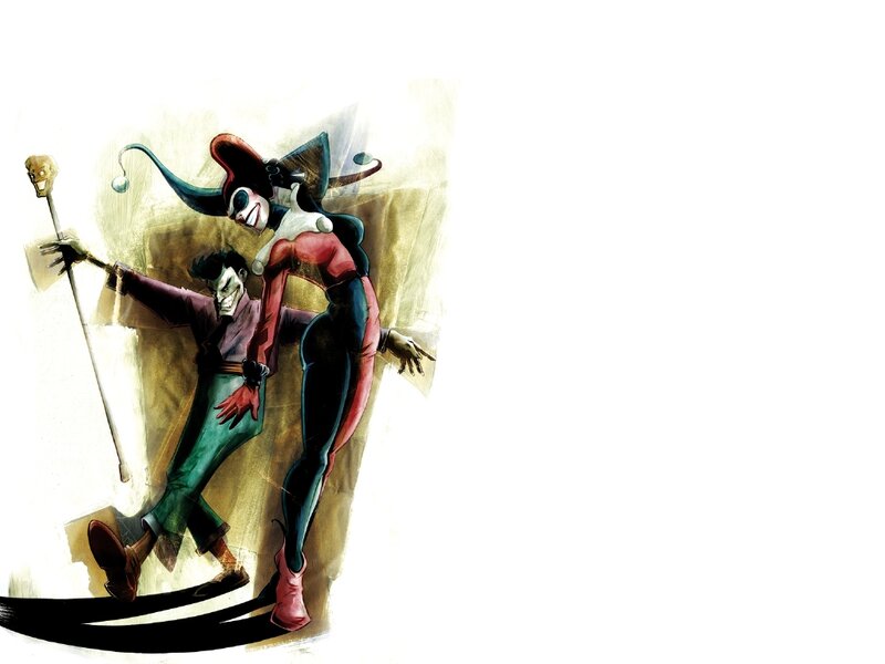 Joker and Harley Quinn — Red, Dramatic