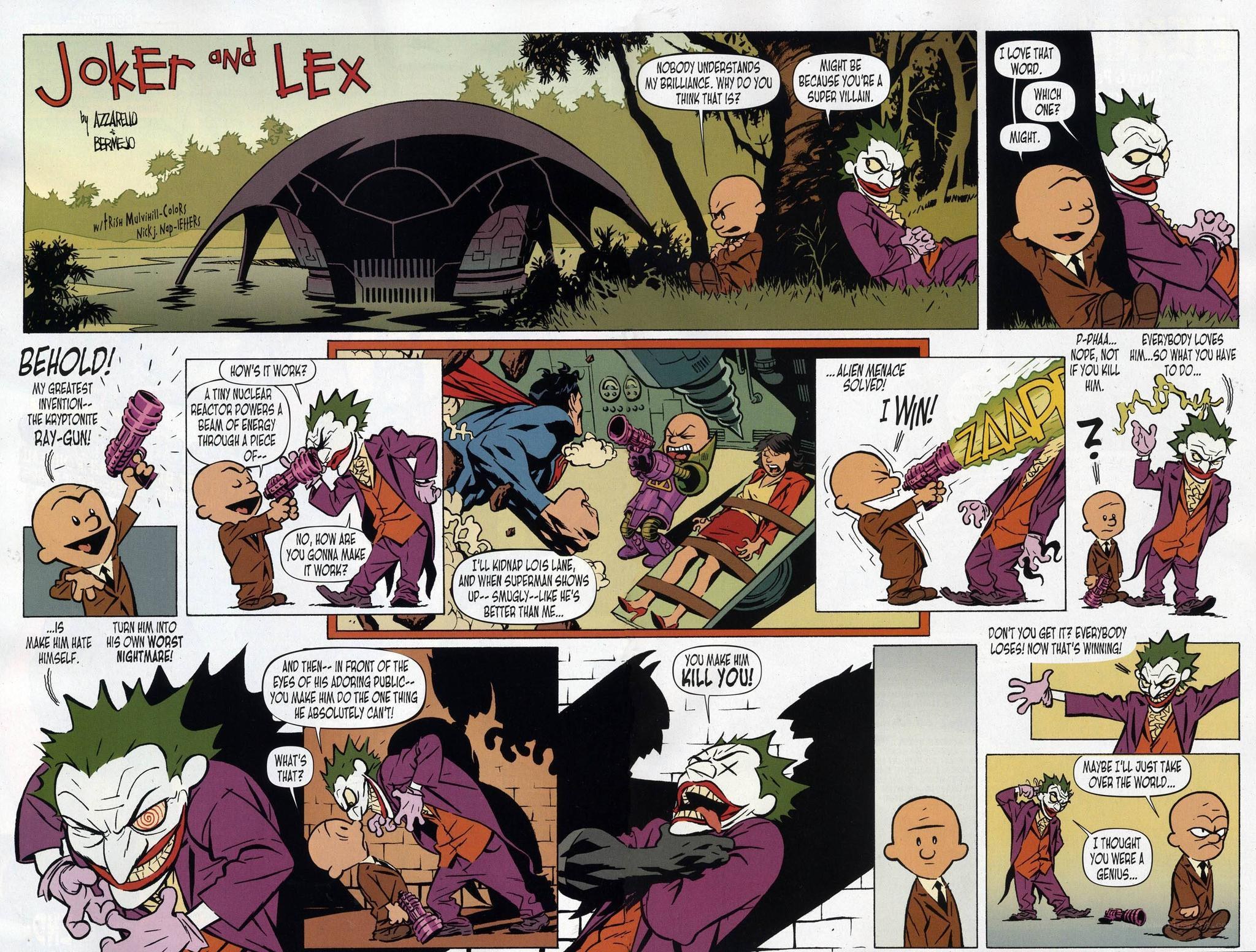 Joker and Lex comic strip