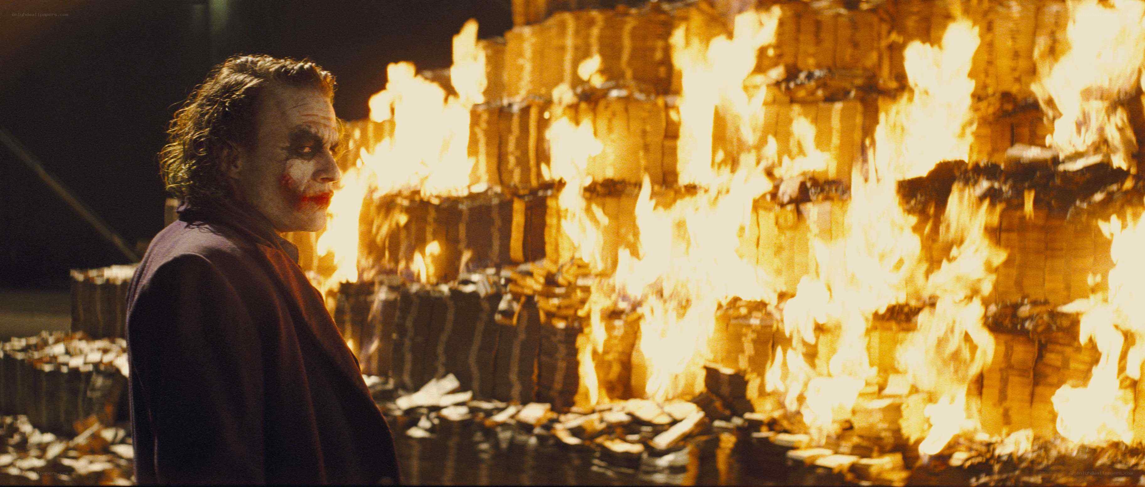 Joker by burning money