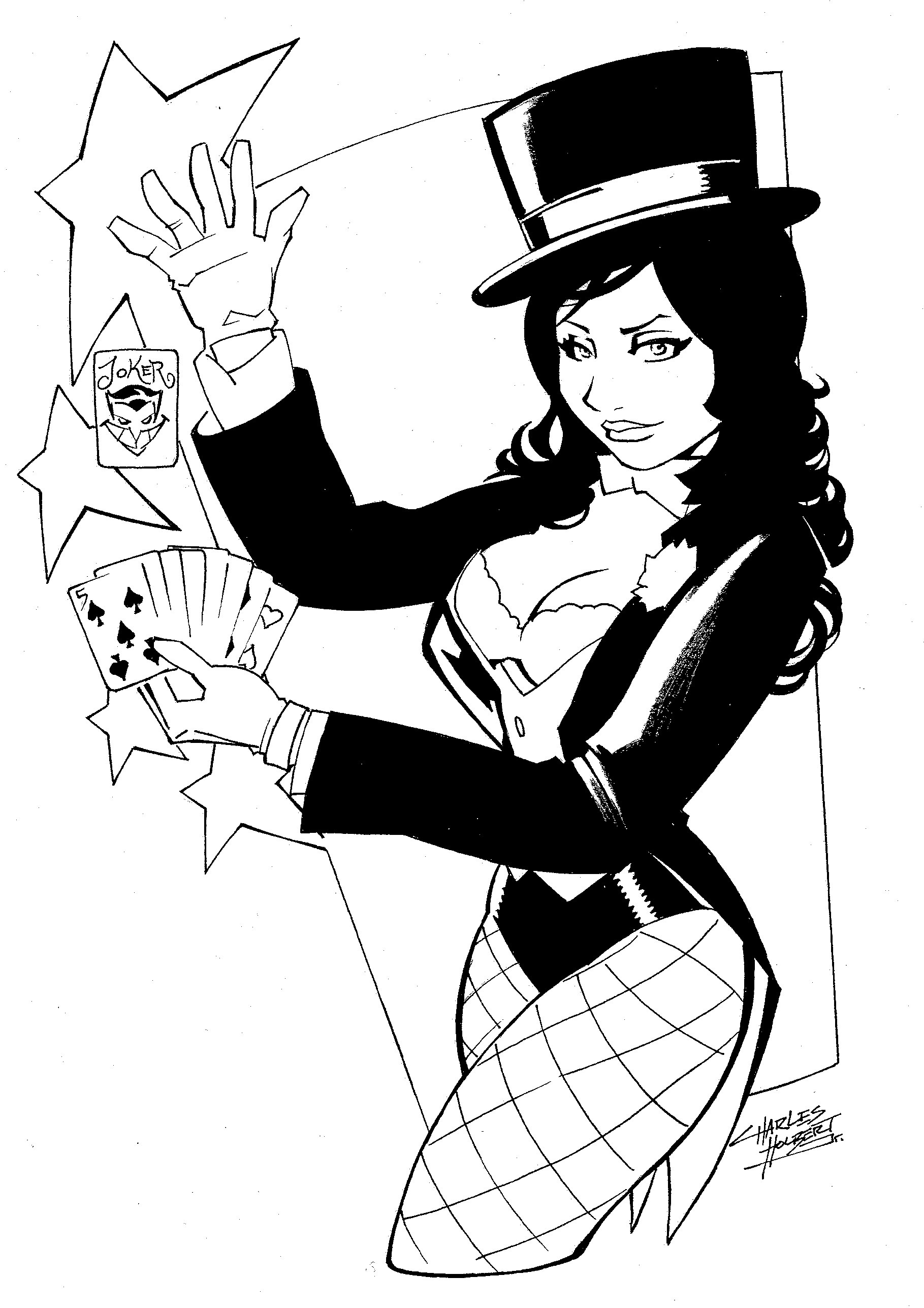 Joker card magician