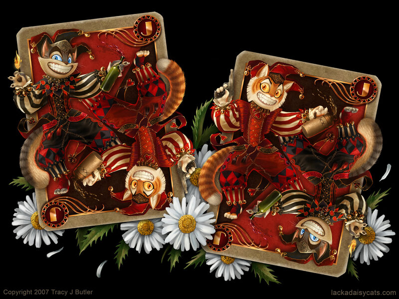 Joker Cats Playing Cards