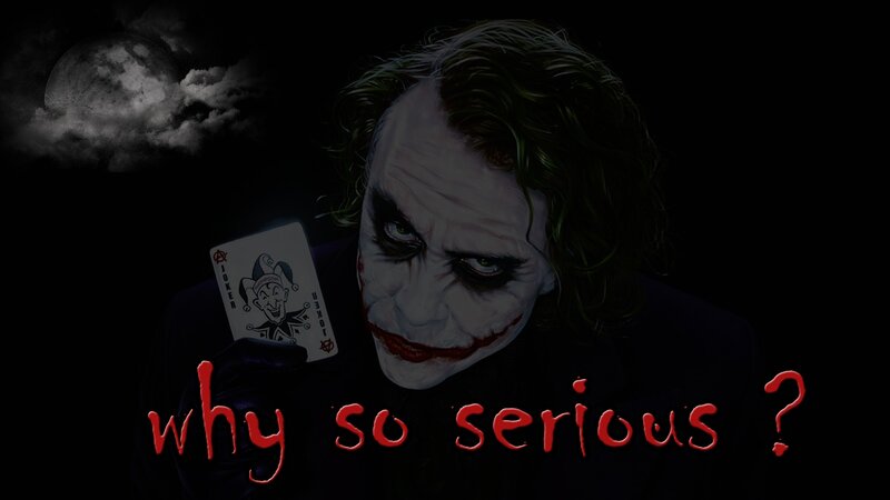 Joker Character — Black, Dark, Dramatic, Night