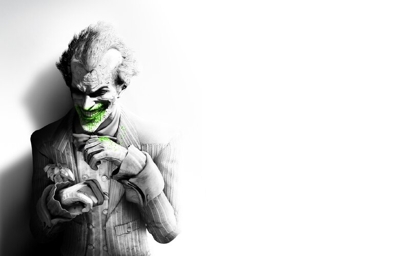 Joker Character — Black, Dramatic, Digital Art, Suit