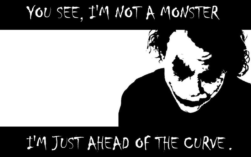 Joker Character — Black, Dramatic, Illustration