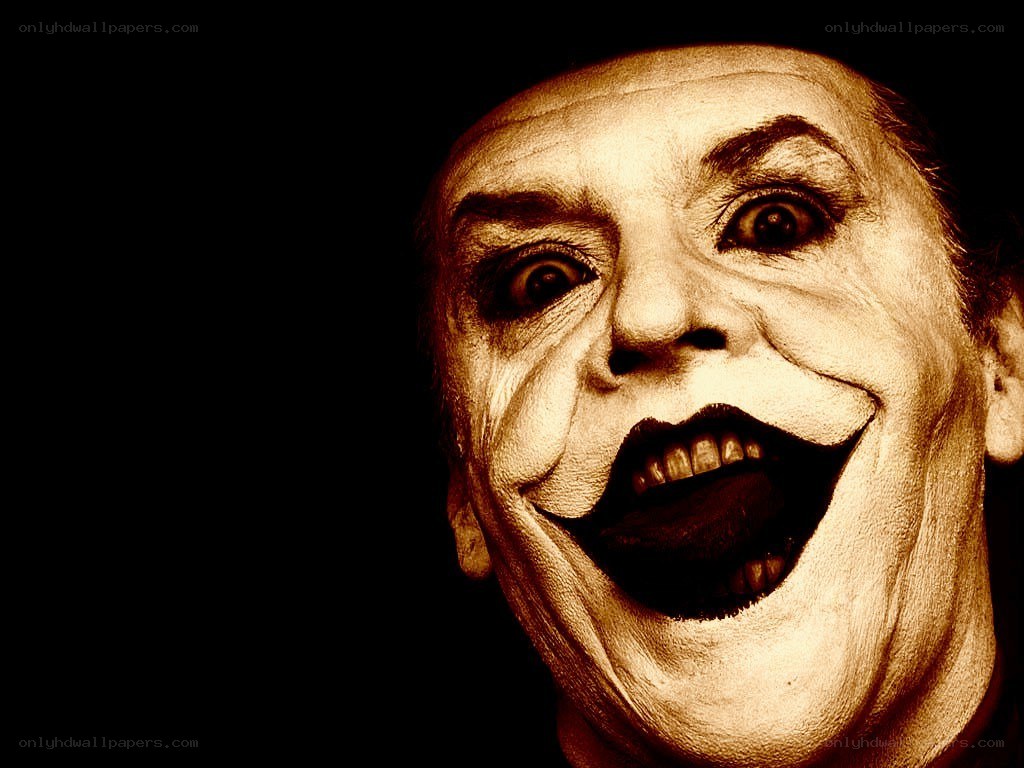 Joker character close-up