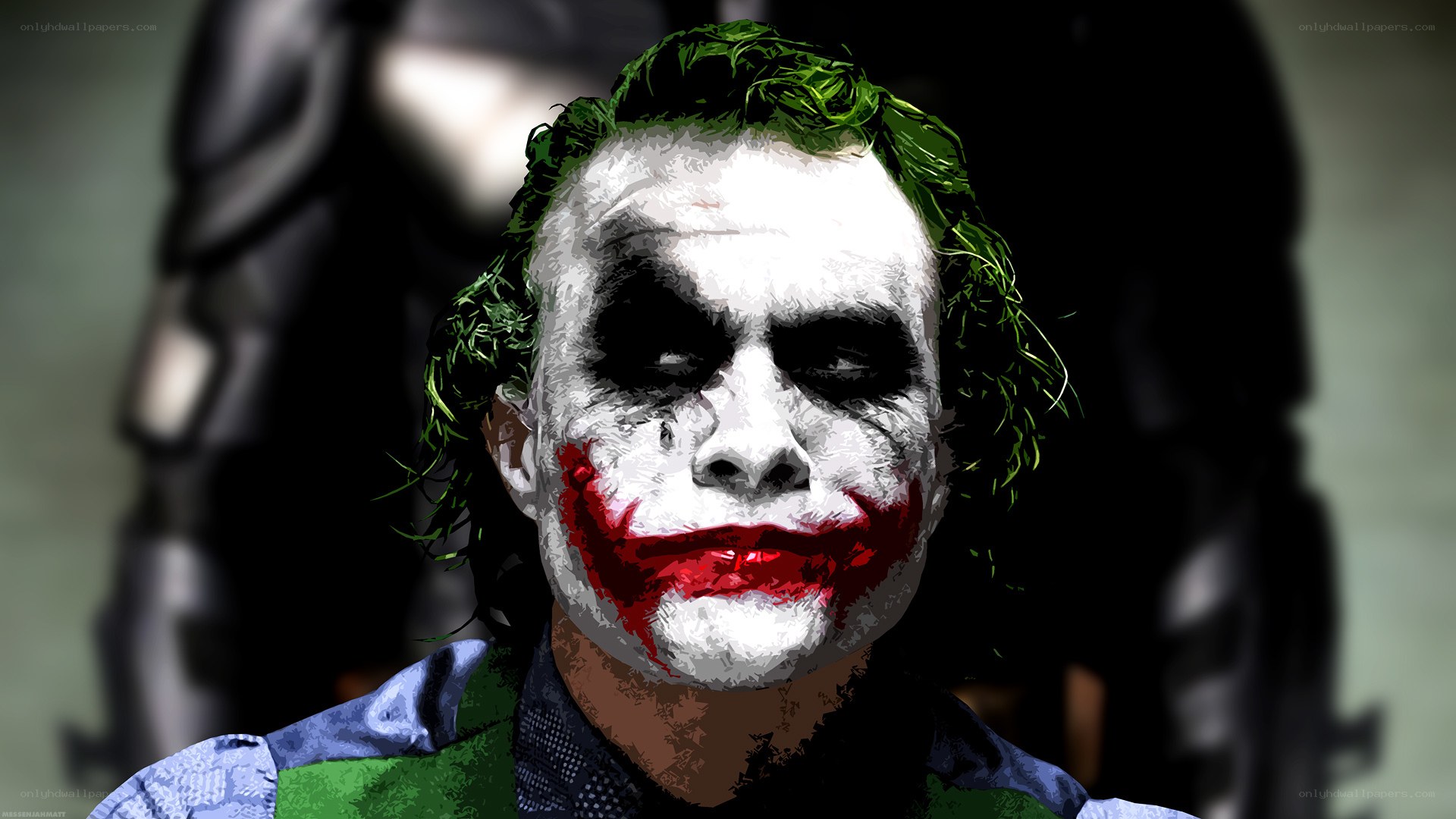 Joker character close-up