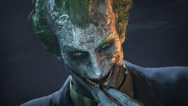 Joker Character Close-up — Gray