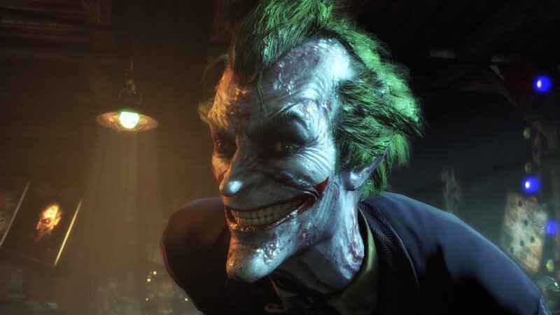 Joker Character Close-up — Green
