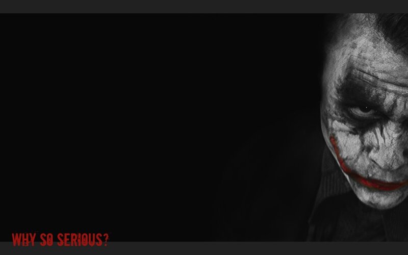 Joker Character Face — Black, Dark, Dramatic, Photograph