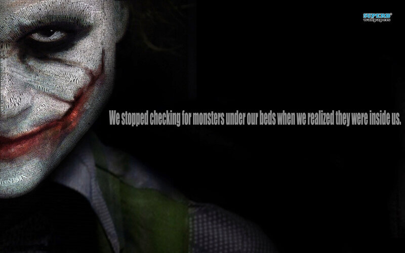 Joker Character Face — Black, Dark, Dramatic