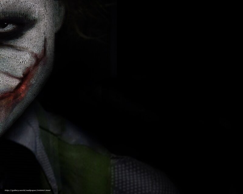 Joker Character Face — Black, Dark, Photograph