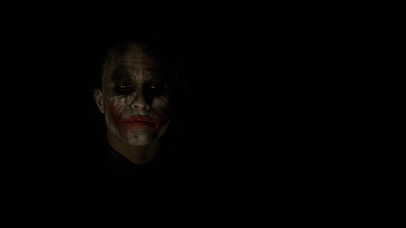 Joker Character Face — Black, Dramatic, Night